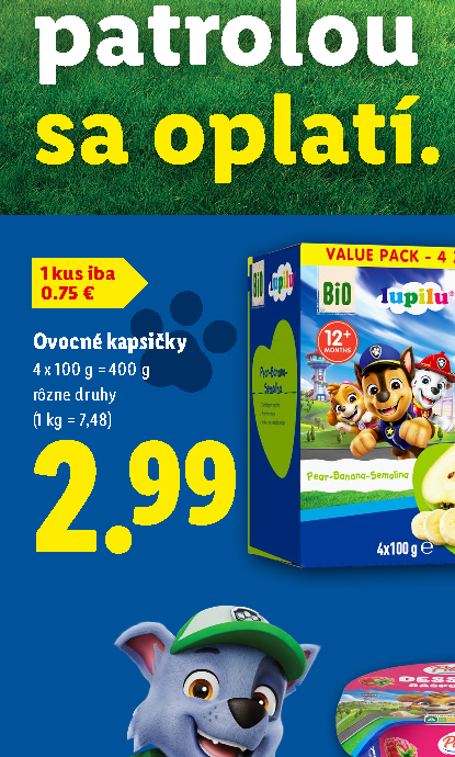 Ovocné kapsičky