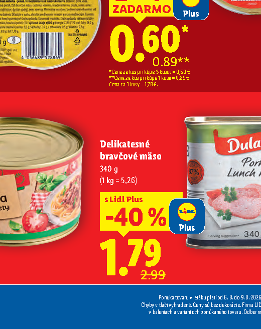 Delikatesné bravčové mäso