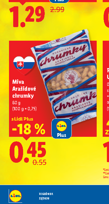 Miva Arašidové chrumky