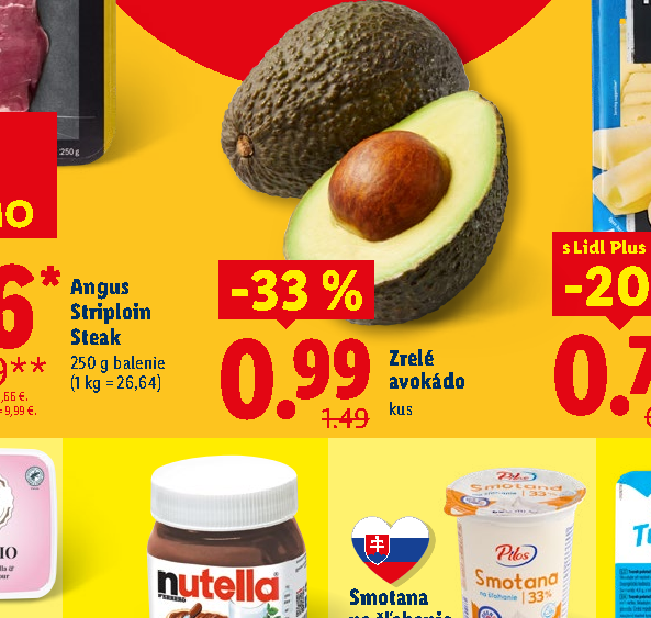 Zrelé avokádo