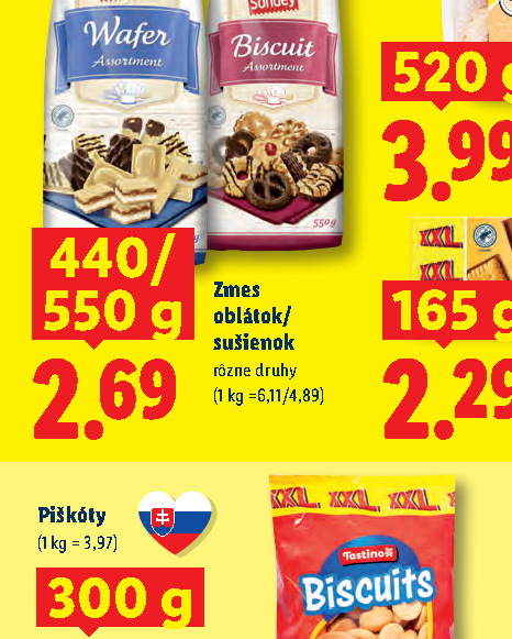 Zmes oblátok/ sušienok