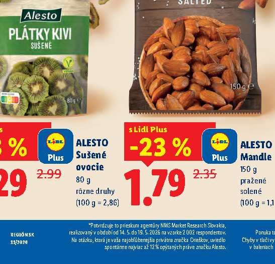 ALESTO Sušené ovocie