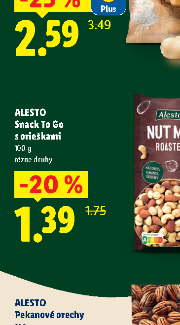 ALESTO Snack To Go s orieškami