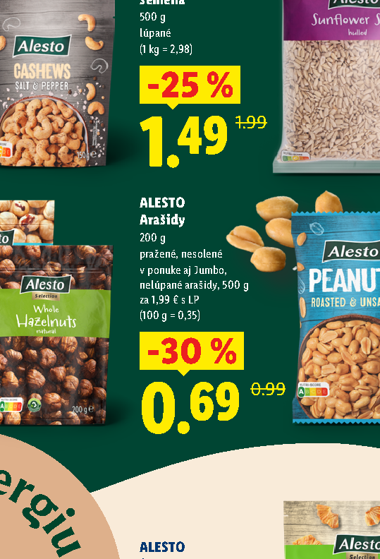 ALESTO Arašidy