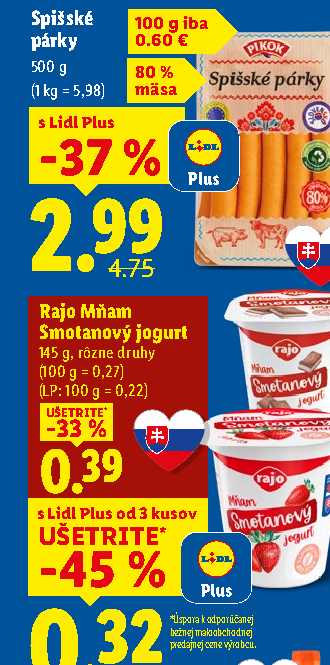 Rajo Mňam Smotanový jogurt