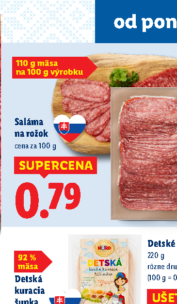 Saláma na rožok