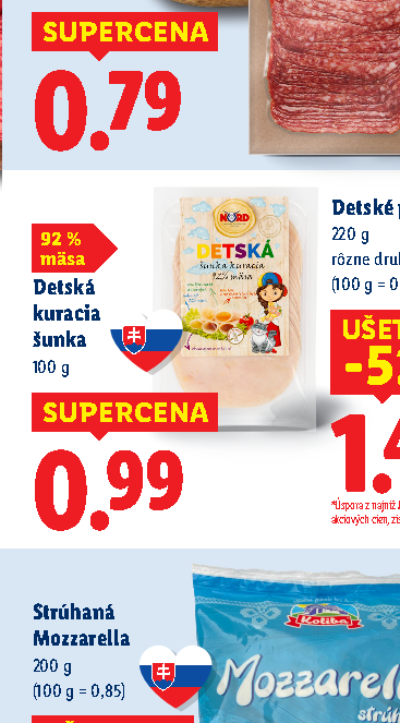 Detská kuracia šunka