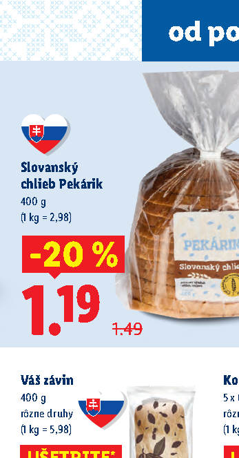 Slovanský chlieb Pekárik