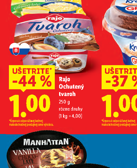 Rajo Ochutený tvaroh