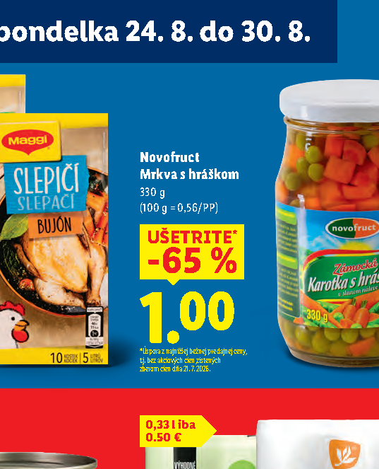 Novofruct Mrkva s hráškom