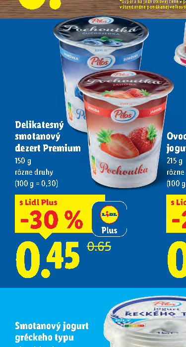 Delikatesný smotanový dezert Premium