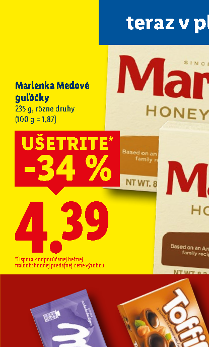 Marlenka Medové guľôčky