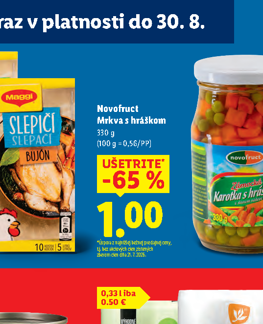 Novofruct Mrkva s hráškom