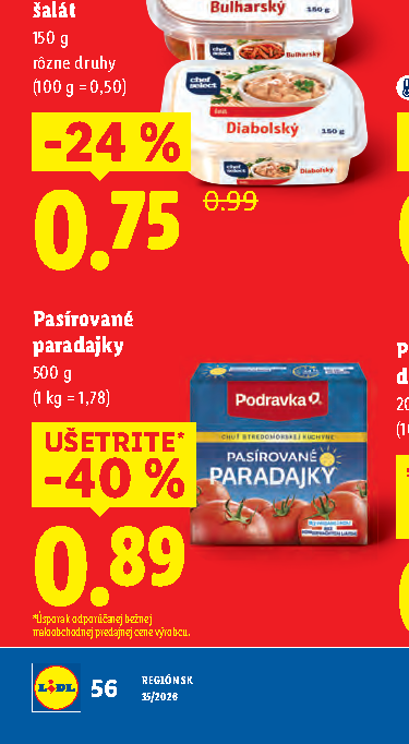 Pasírované paradajky