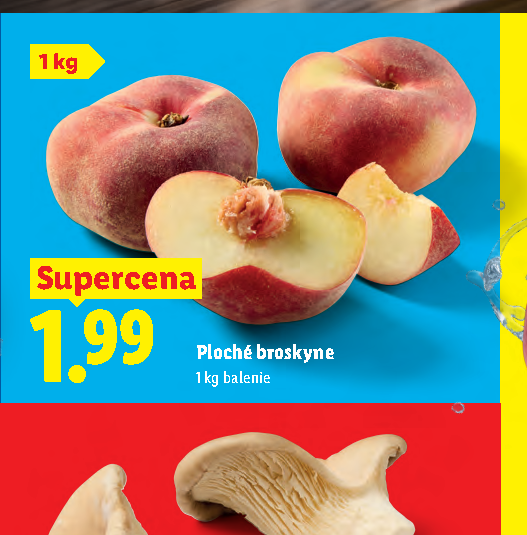 Ploché broskyne