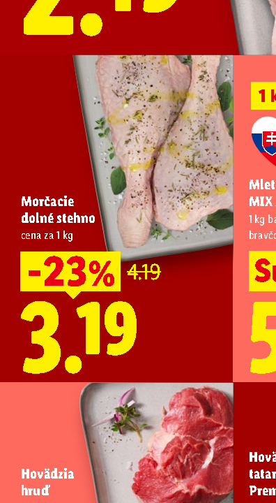 Morčacie dolné stehno