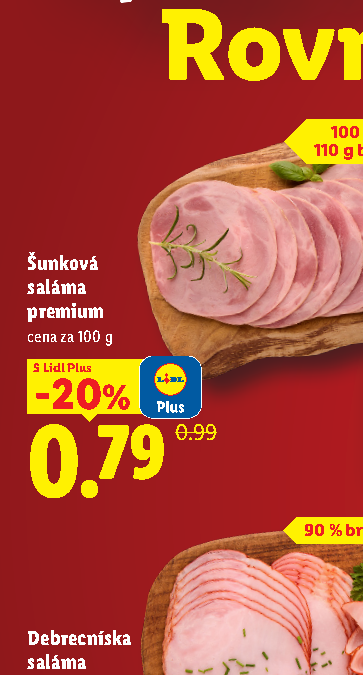 Šunková saláma premium