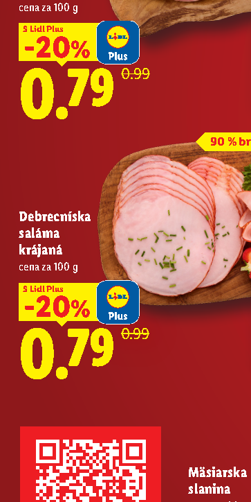 Debrecníska saláma krájaná