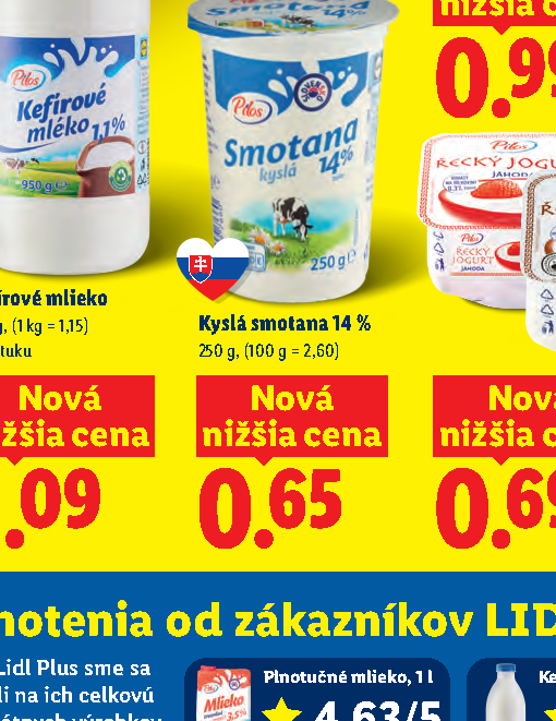 Kyslá smotana 14 %