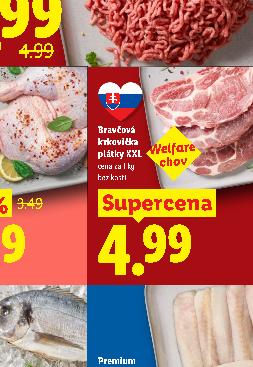 Bravčová krkovička plátky XXL