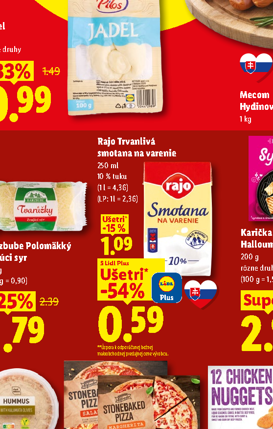 Rajo Trvanlivá smotana na varenie