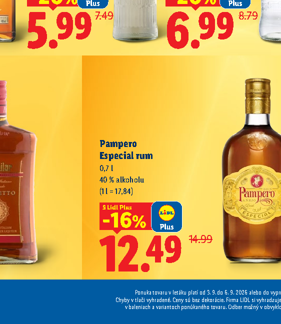 Pampero Especial rum