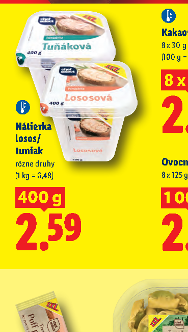Nátierka losos/ tuniak