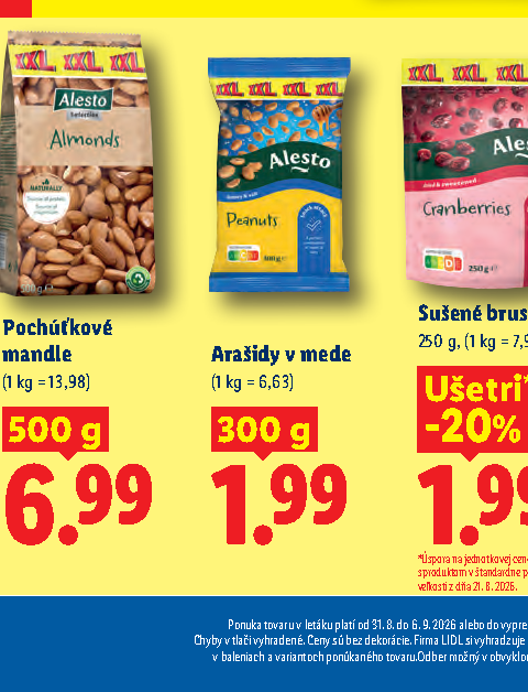 Pochúťkové Arašidy v mede
