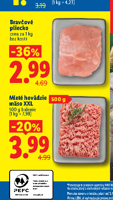 Mleté hovädzie mäso XXL