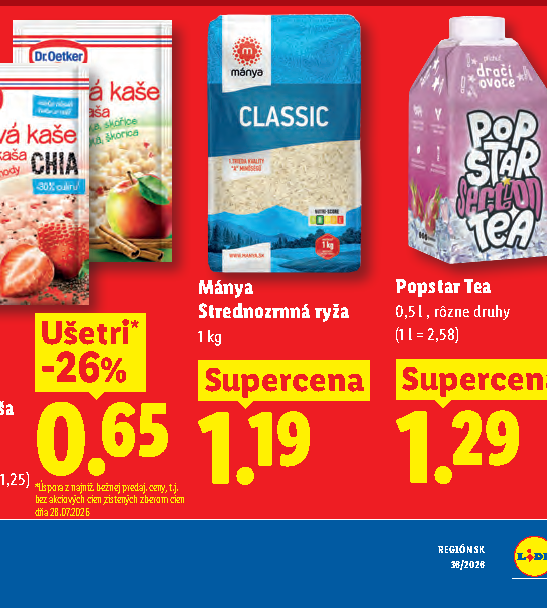Mánya Strednozrnná ryža
