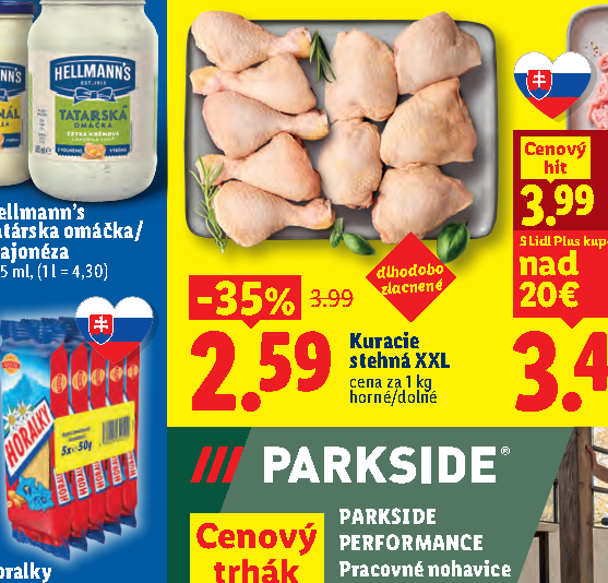 Kuracie stehná XXL