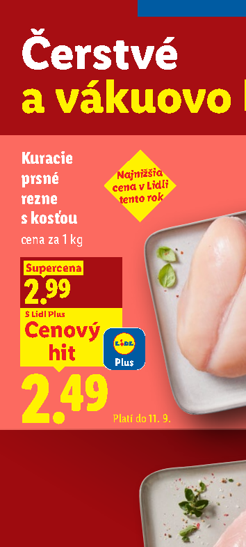 Kuracie prsné rezne s kosťou