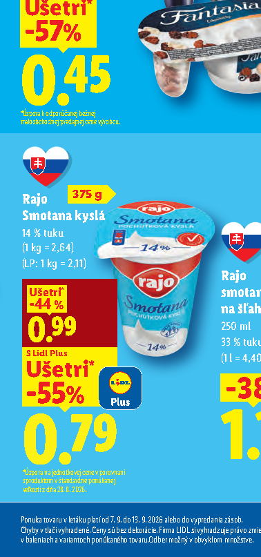 Rajo Smotana kyslá