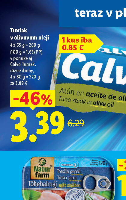 Tuniak v olivovom oleji