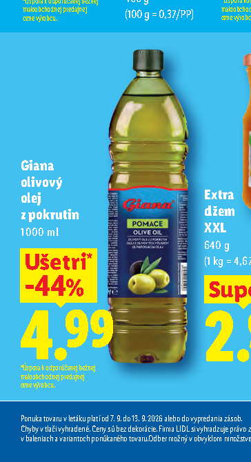 Giana olivový olej z pokrutin