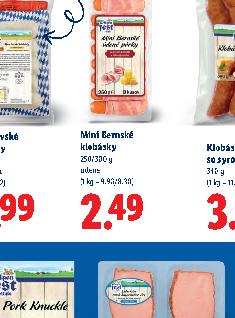 Mini Bernské klobásky