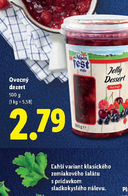 Ovocný dezert