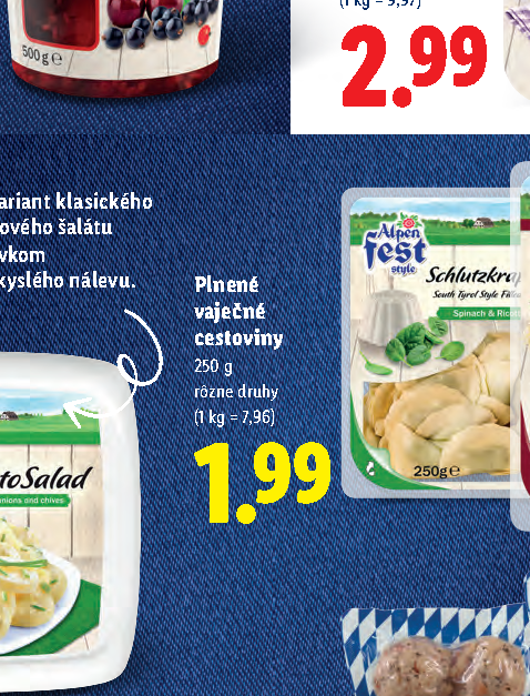 Plnené vaječné cestoviny