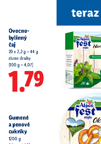 Ovocno- bylinný čaj