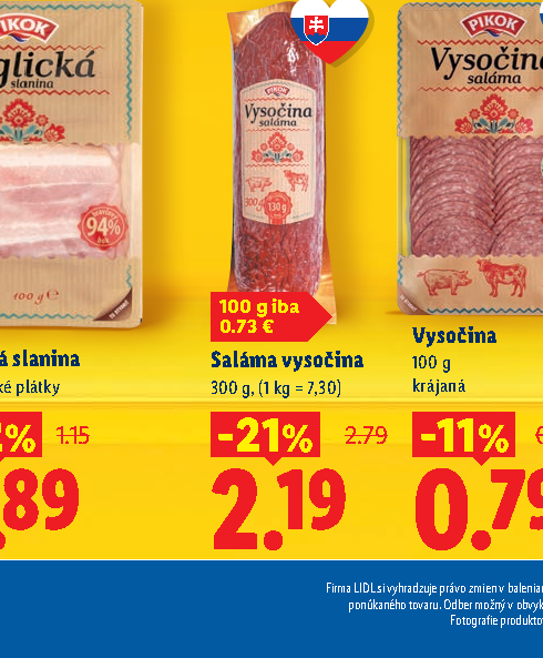 Vysočina Saláma vysočina