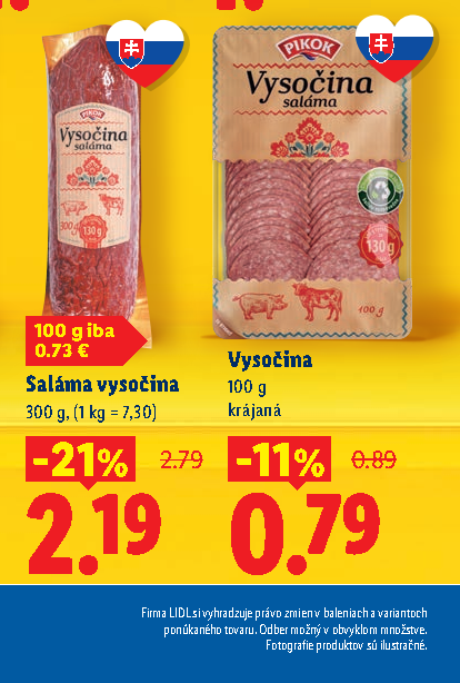 Vysočina Saláma vysočina