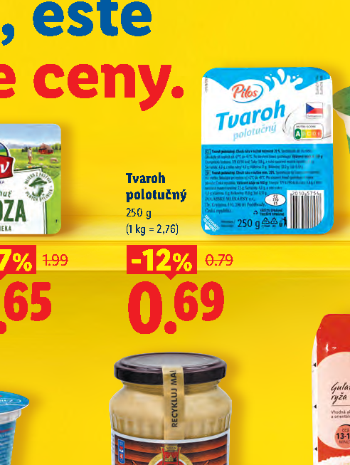 Tvaroh polotučný