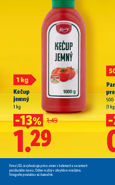 Kečup jemný