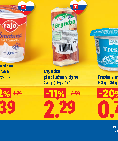 Bryndza Treska v majonéze plnotučná v dyhe