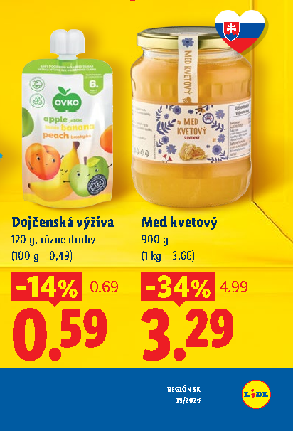Dojčenská výživa Med kvetový