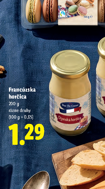 Francúzska horčica Rosette saláma