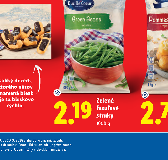 Zelené fazuľové struky