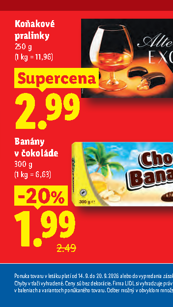 Banány v čokoláde