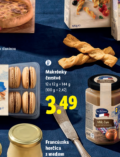 Makrónky čerstvé