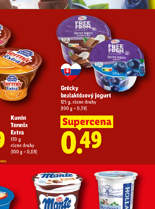 Grécky bezlaktózový jogurt